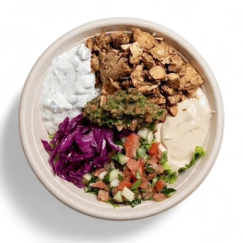 Chicken Shawarma Bowl (Gluten Free) — Chef Recommended Bowls