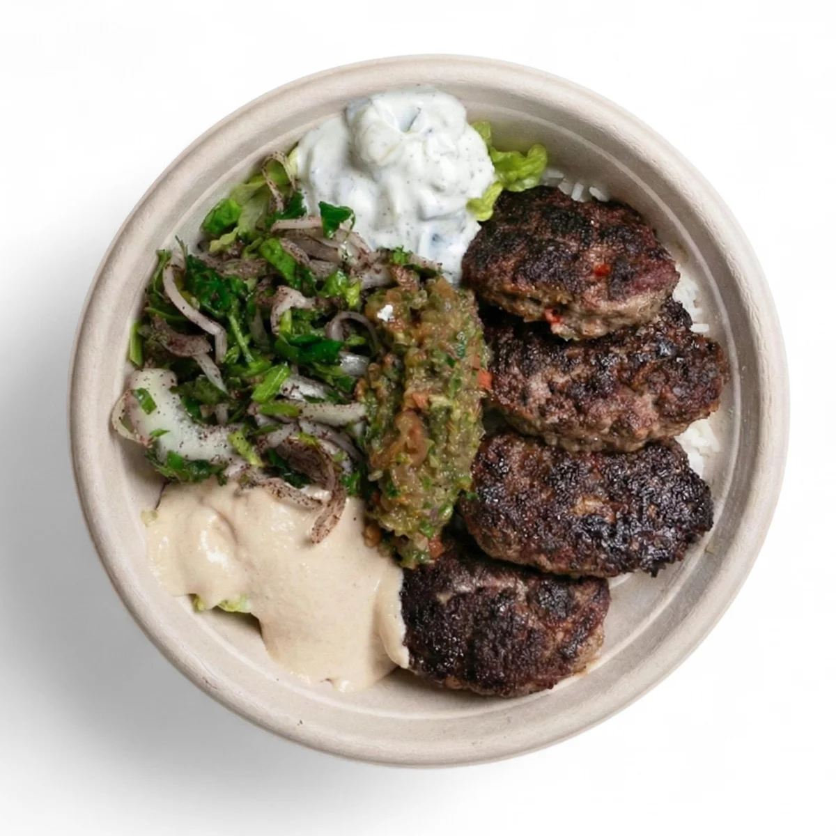 Kafta Kabab Bowl (Gluten Free) — Chef Recommended Bowls