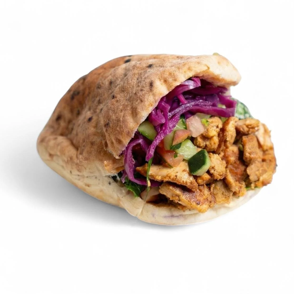 Chicken Shawarma Pocket — Pita Sandwiches