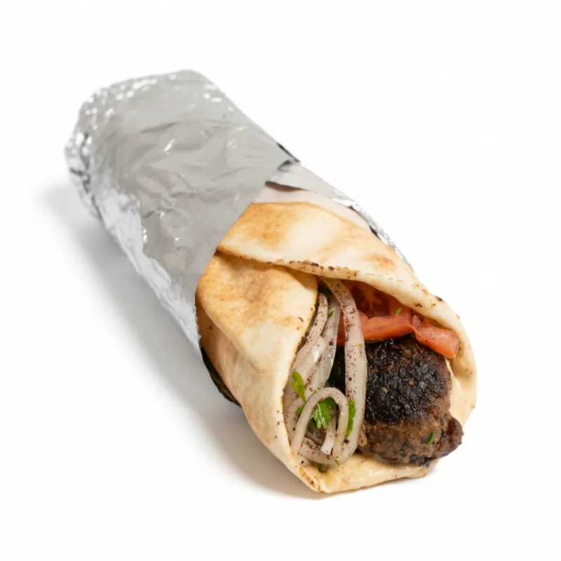 Kafta Kabab Wrap — Pita Sandwiches